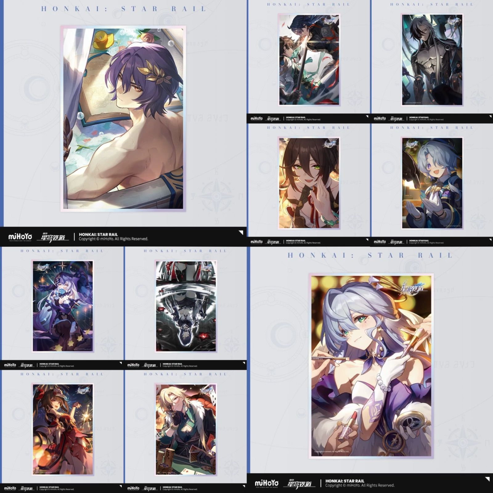 崩壊：スターレイル・公式 アクリル色紙（光円錐）Dr.レイシオ