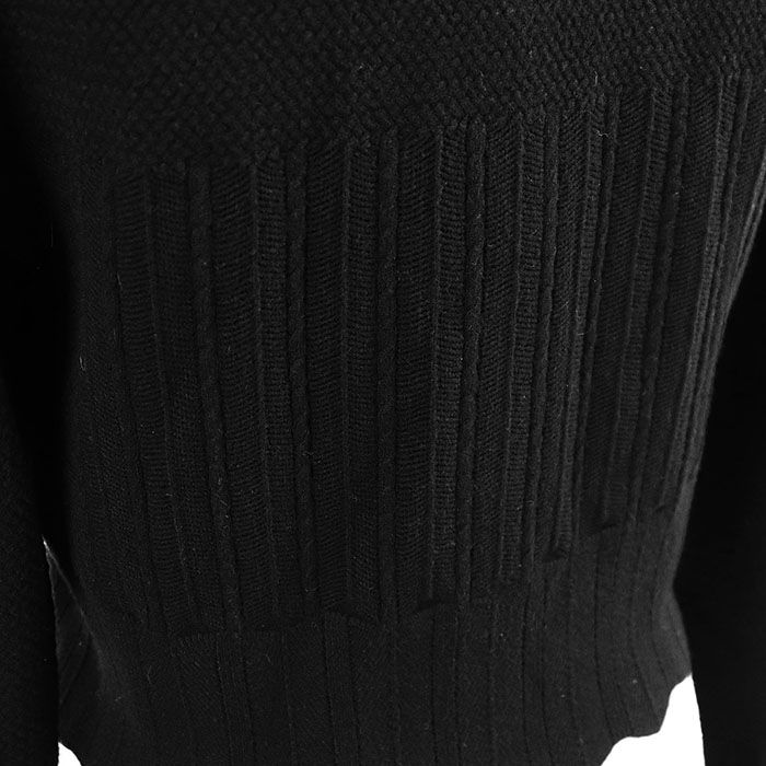 SALE【未使用】PAULE KA ポールカ カーディガン ニット ロゴ メタル