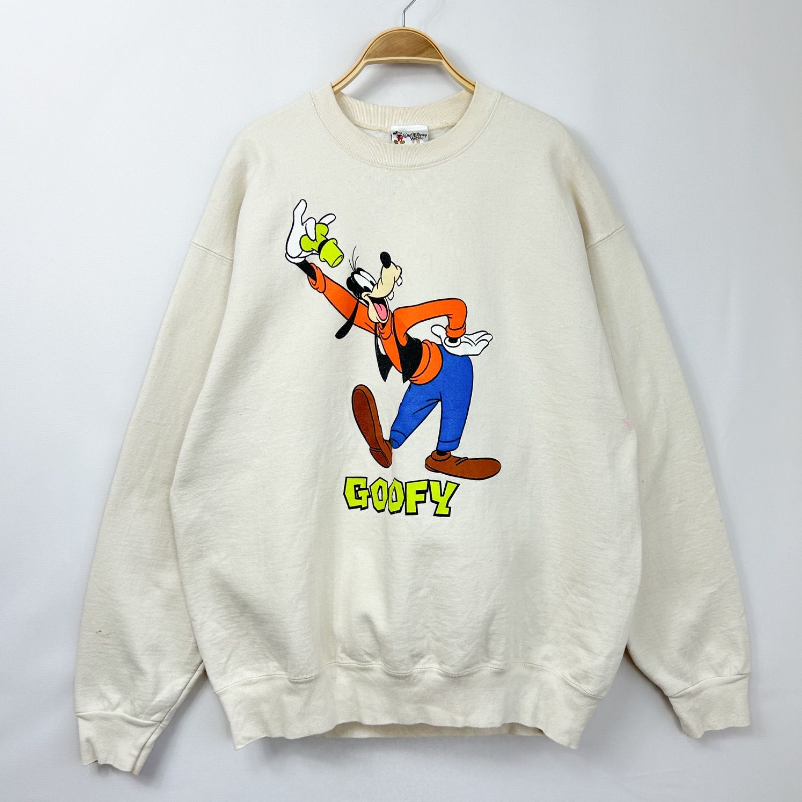 90s USA製 Disney Goofy ディズニー グーフィー BIGプリント 