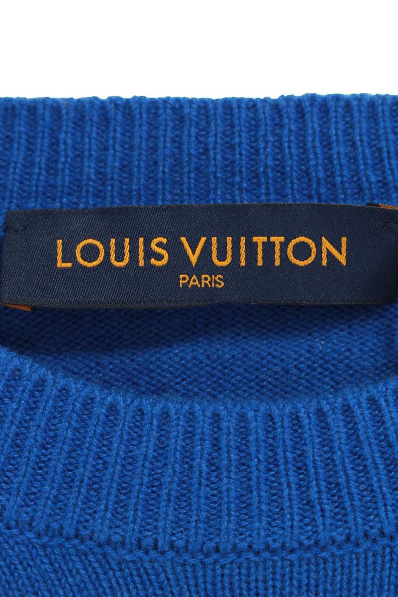 ルイヴィトン 21AW RM212 GJ9 HLN82W LVカフスカシミヤクルーネック