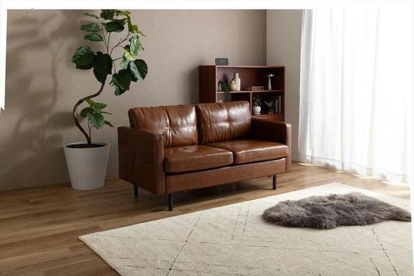 ヴィンテージ風 2人掛けソファ