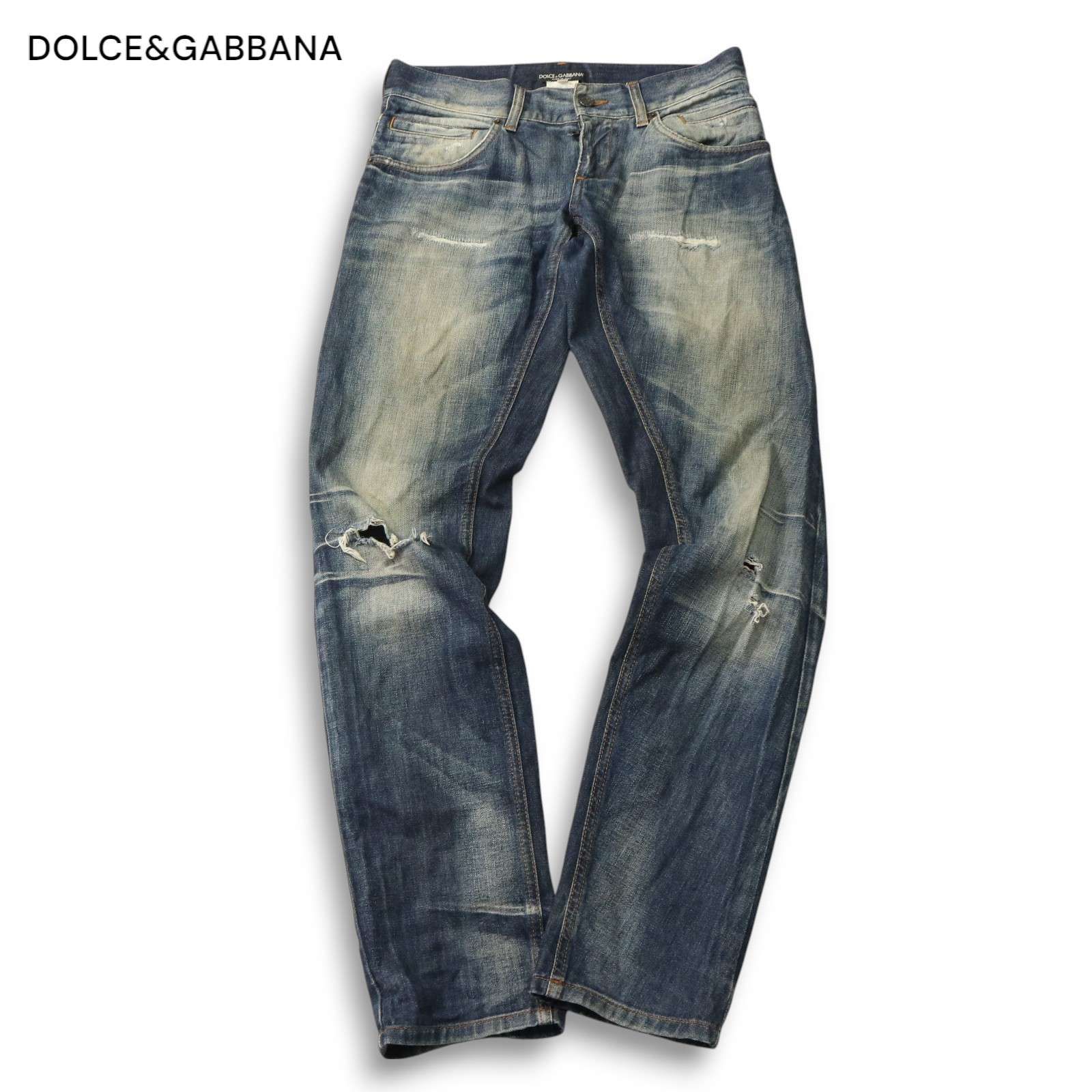 ブランド古着　DOLCE&GABBANA ダメージデニム　ドルチェ&ガッバーナ DOLCE&GABBANA（ドルチェアンドガッバーナ）中古・古着