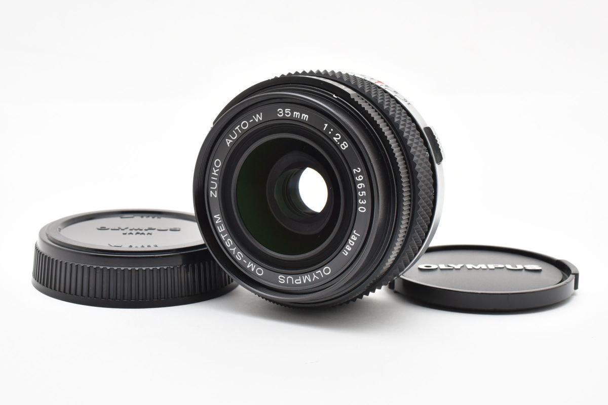 カメラ 極上品 OLYMPUS ZUIKO AUTO-W 35mm F2.8 YM4615#44