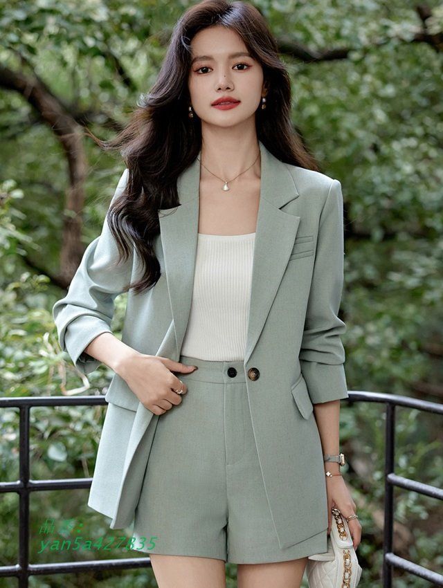 パンツスーツ レディース ショート丈 スーツ セットアップ レディース 卒業式 入学式 パンツスーツ 謝恩会 セレモニー 大きいサイズ パンツスーツ ママ yan5a427835