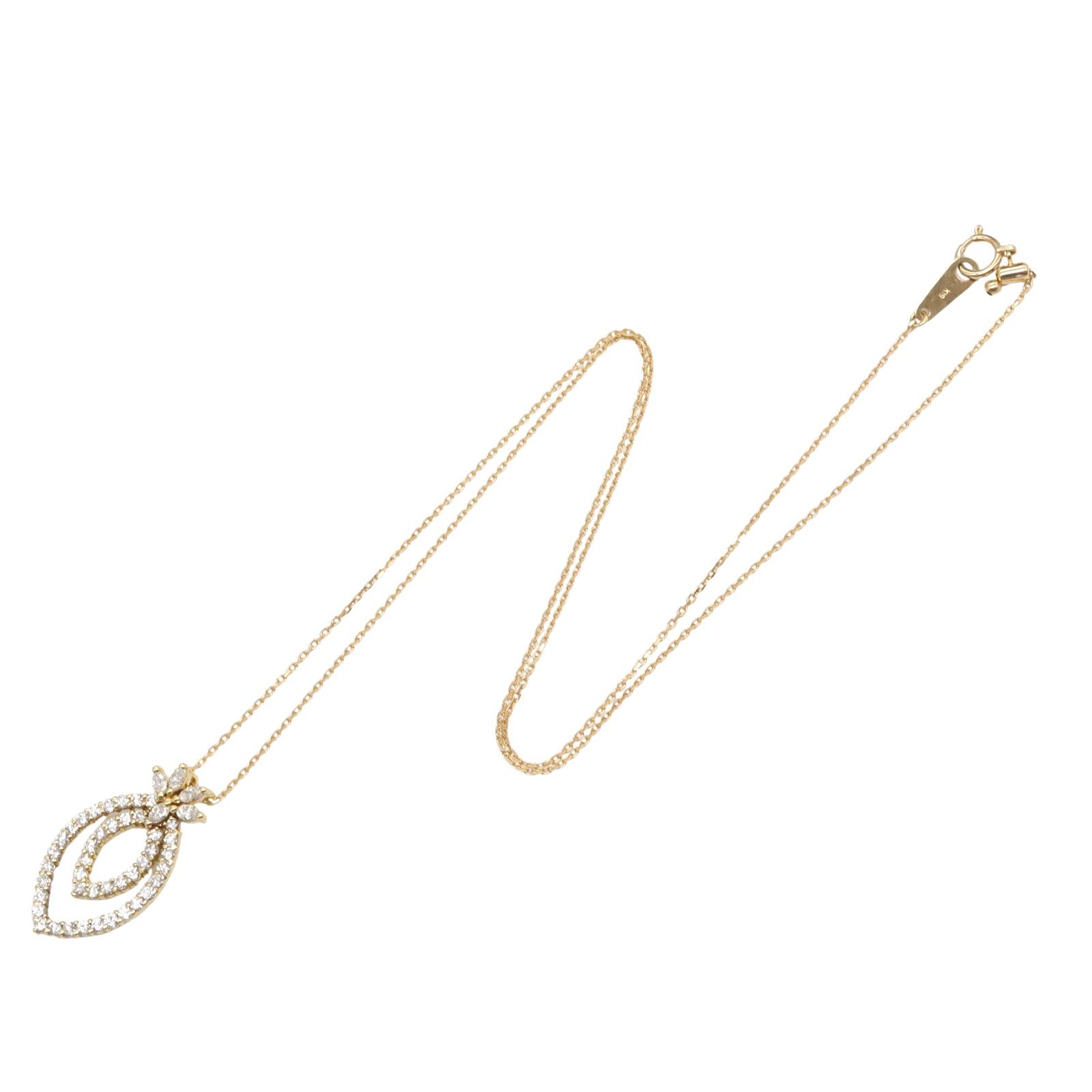 ジュエリー JEWELRY ネックレス ダイヤモンド ネックレス ﾀﾞｲﾔ 4.2g 首  