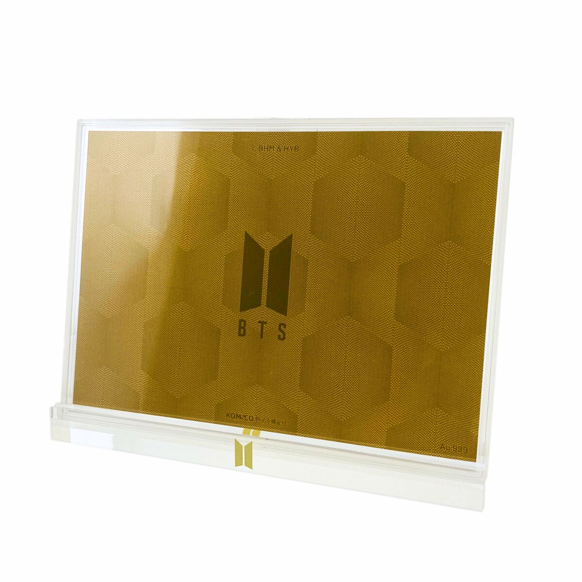 BTS デビュー10周年記念 長方形メダル 第2弾 YG イエロー