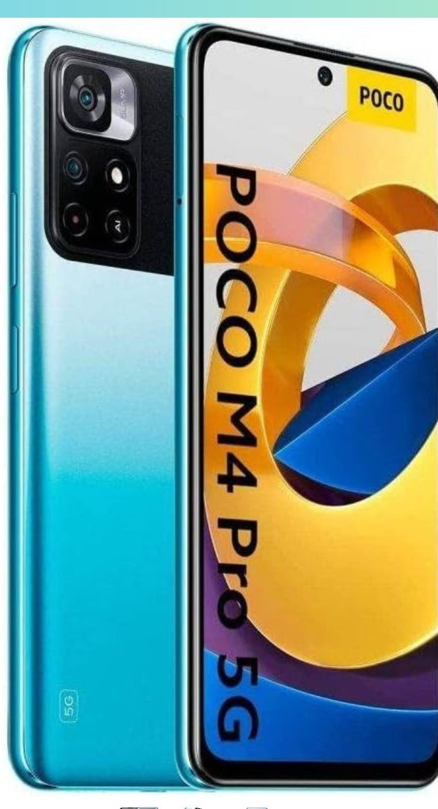 美品 SIMフリー Xiaomi Poco M4 Pro 5G (6GB+128GB) グローバル版