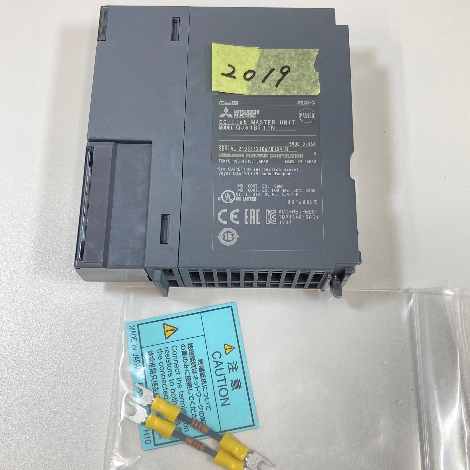 QJ61BT11N 2019年製 CC-Link マスタ・ローカルユニット Qシリーズ用 ...