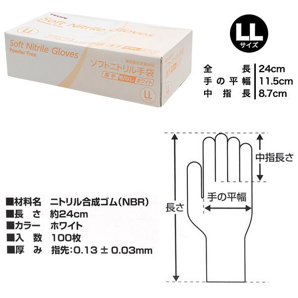 3箱セット 厚手 ソフトニトリル手袋  o9-snpfw