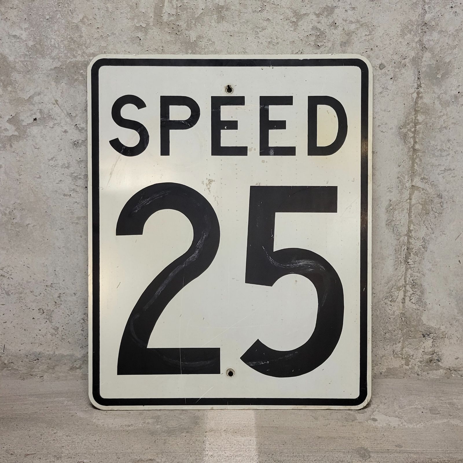 看板】 ビンテージ 標識 サイン SPEED 25 速度制限 - メルカリ