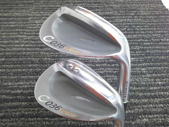 中古 ウェッジ フォーティーン C-036Forged/MCI SOLID SILVER 105/wedge/51.56[5012]博多