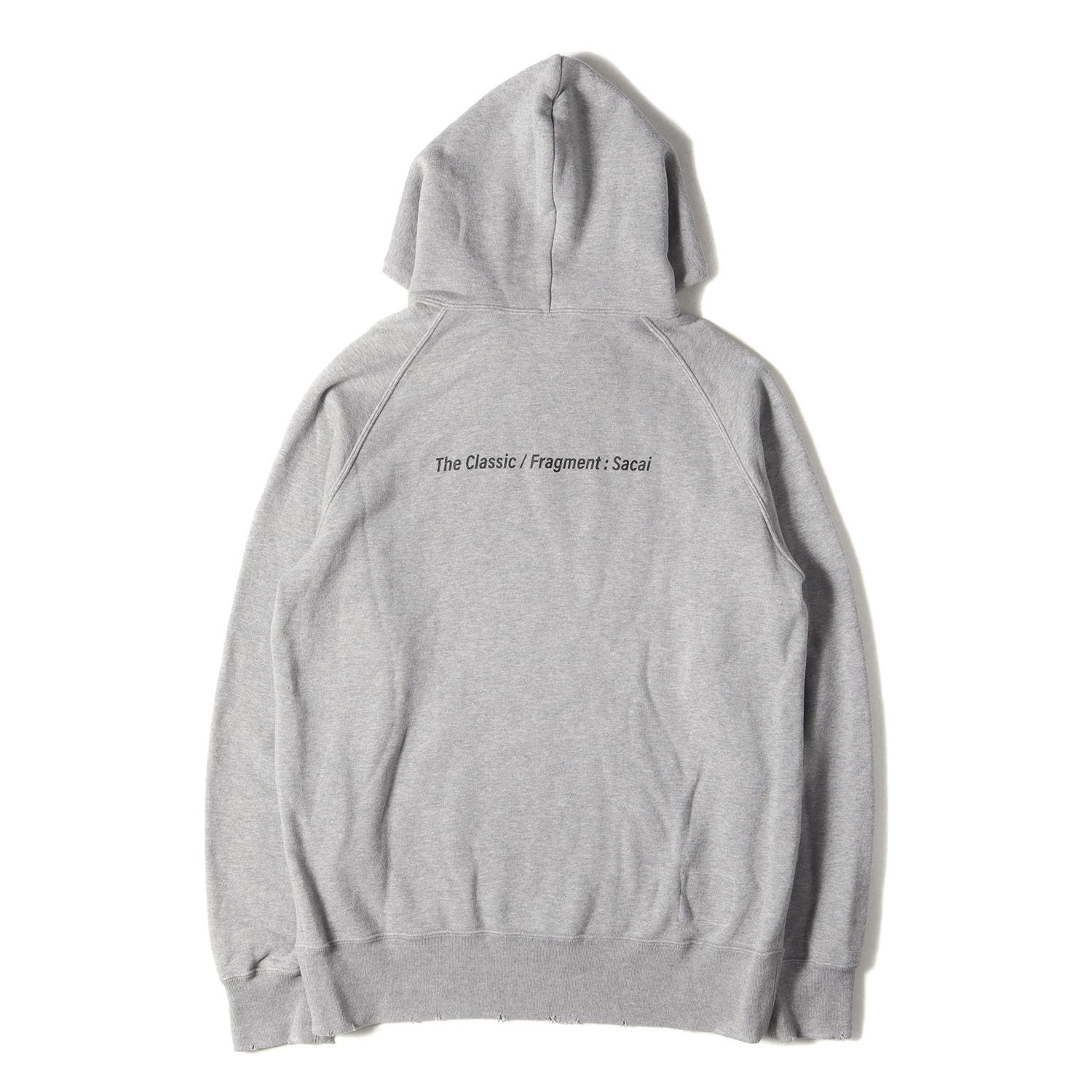 sacai fragment スウェット　サイズ2 sacai × fragment スウェット グレー サイズ2