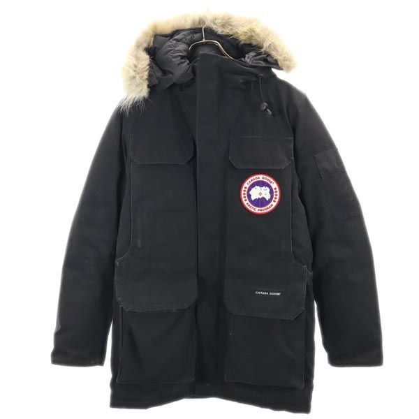 カナダグース カナダ製 EXPEDITION PARKA ダウンジャケット S ブラック