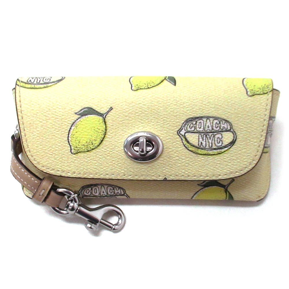 COACH ★サングラス ケース レモン 在庫確認ください CAP11 新品 未使用】コーチ COACH アウトレット レモン れもん