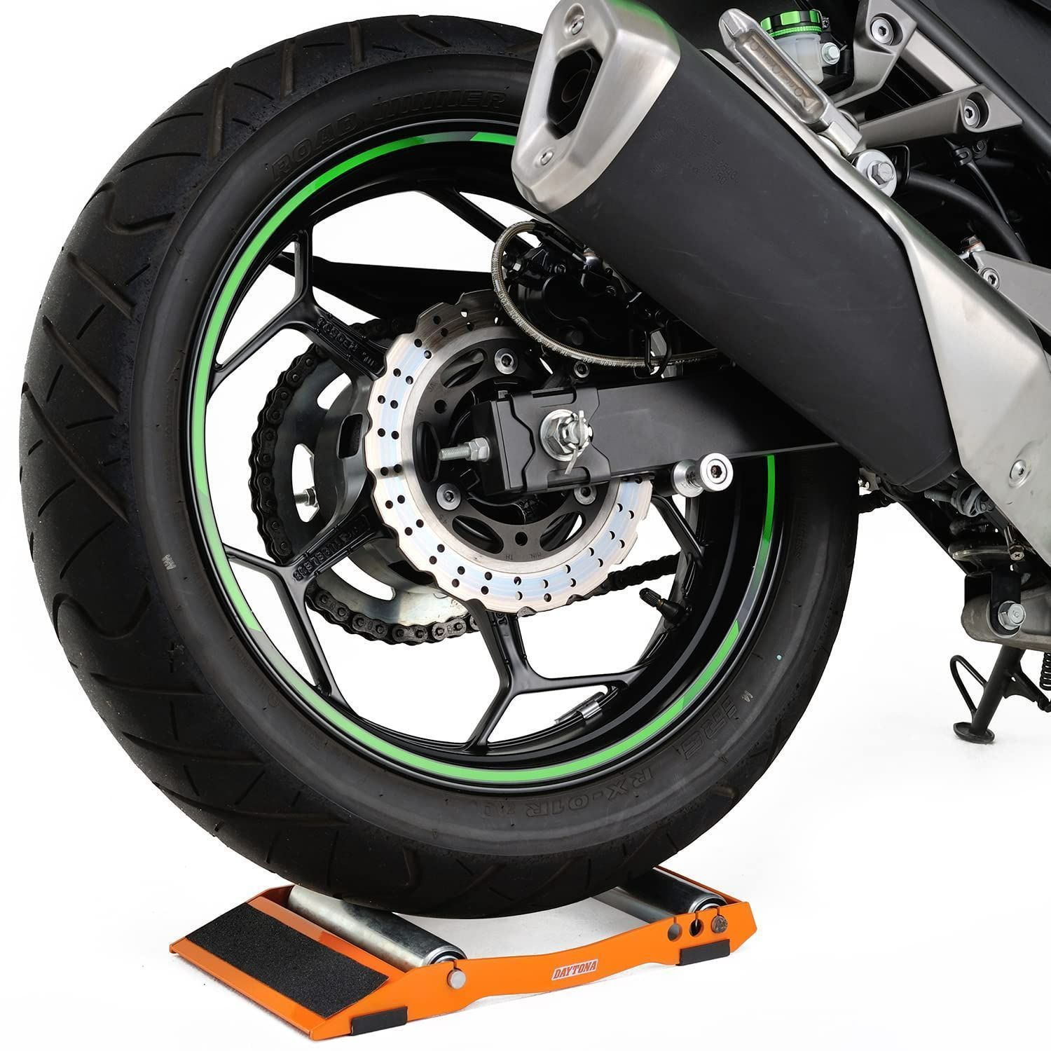 【人気商品】デイトナ(Daytona) バイク用 メンテナンススタンド リア/フロント兼用 10-19インチ対応 耐荷重200kg メンテナンス ローラースタンド 92760