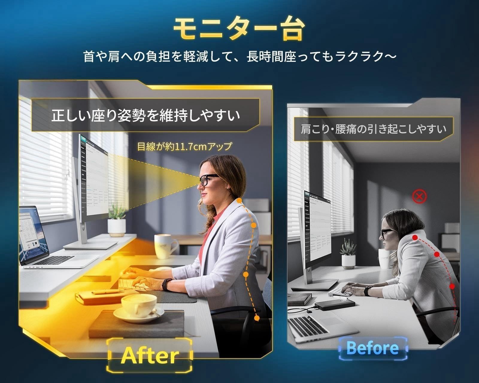 新着商品 長机 オフィスデスク 左右入れ替え対応 ワークデスク desk computer ゲームデスク 勉強机 両側ラック-モニター台付き 幅140cm ホワイト pcデスク 机 コンセント-LED付き パソコンデスク ゲーミングデスク AODK