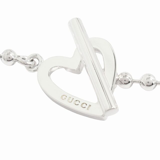 新品仕上げ済 新同 極美品 グッチ GUCCI ハート ボールチェーン