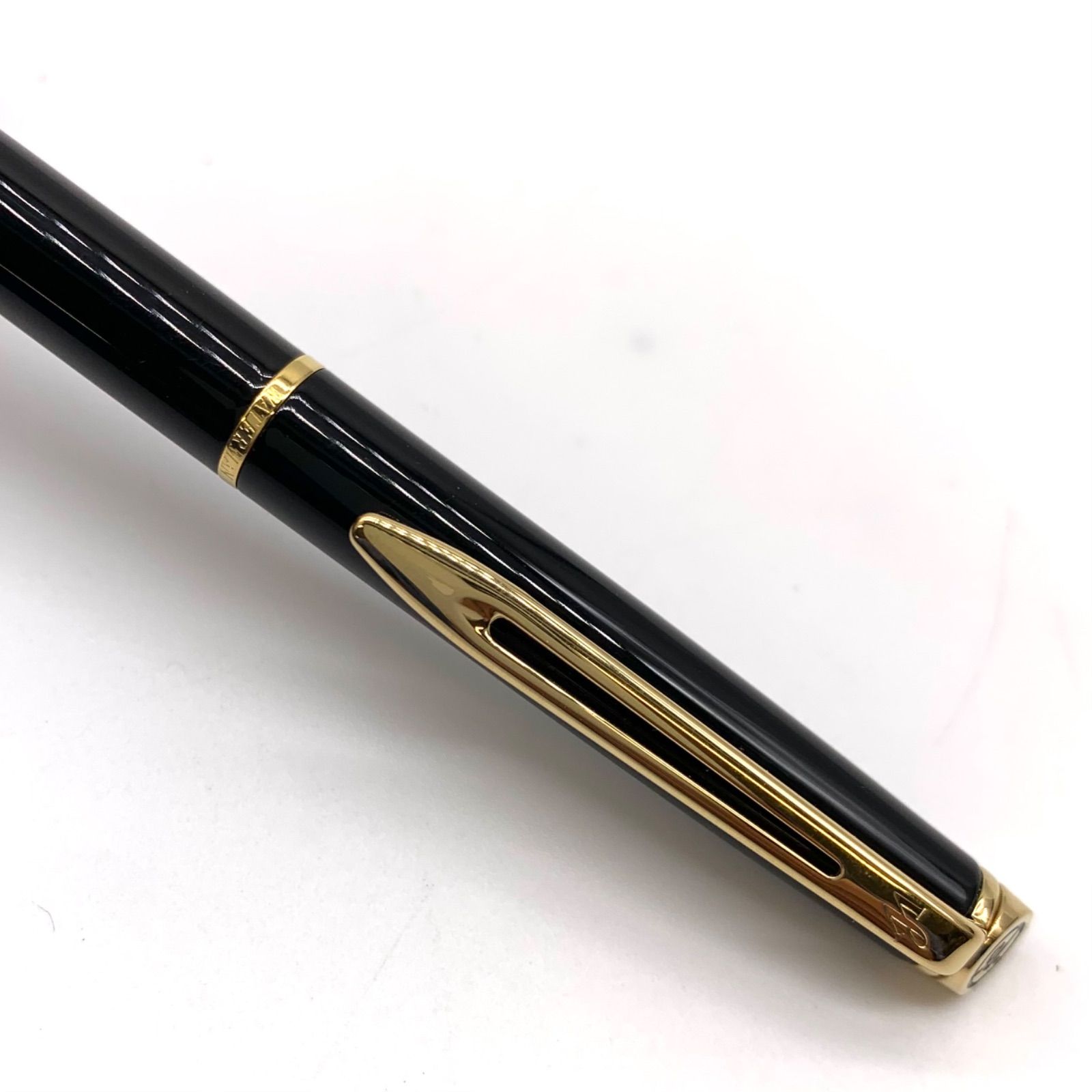 F661【お買い得】WATERMAN ボールペン ブラック×ゴールドカラー - メルカリ