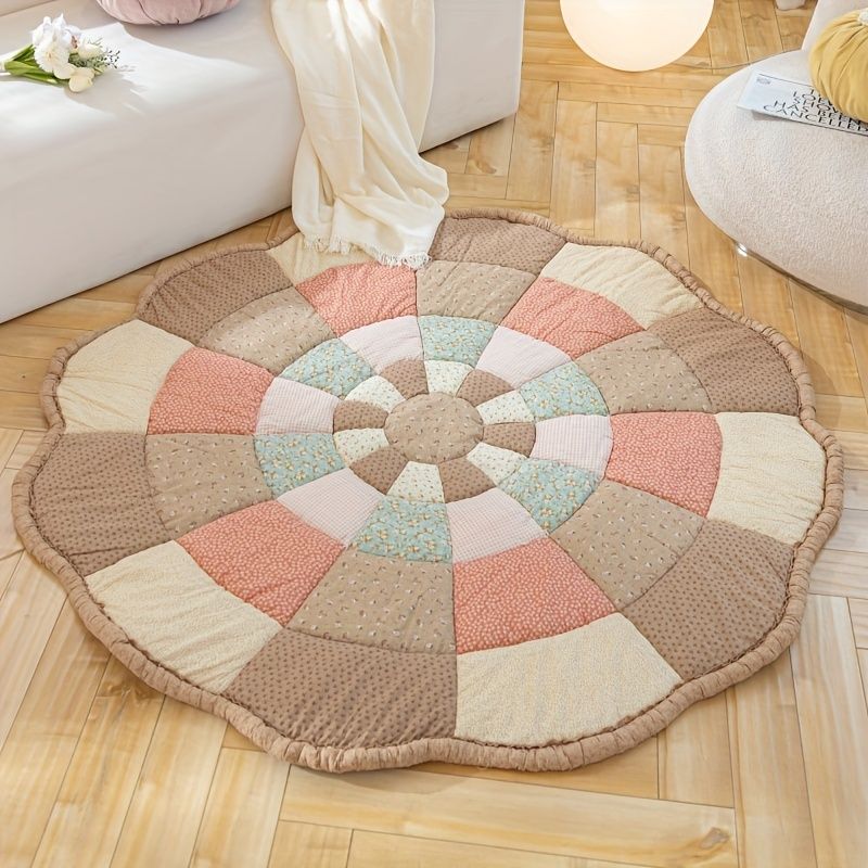 美品 張り替済み フットスツール 足置き かわいいベビーピンク 美品