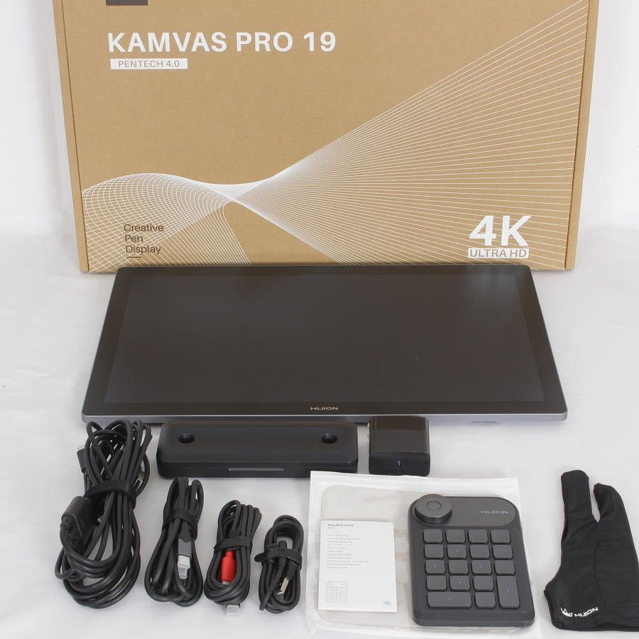 4K液タブKamvas Pro 19【Huion】デスクトップアームST500付（美