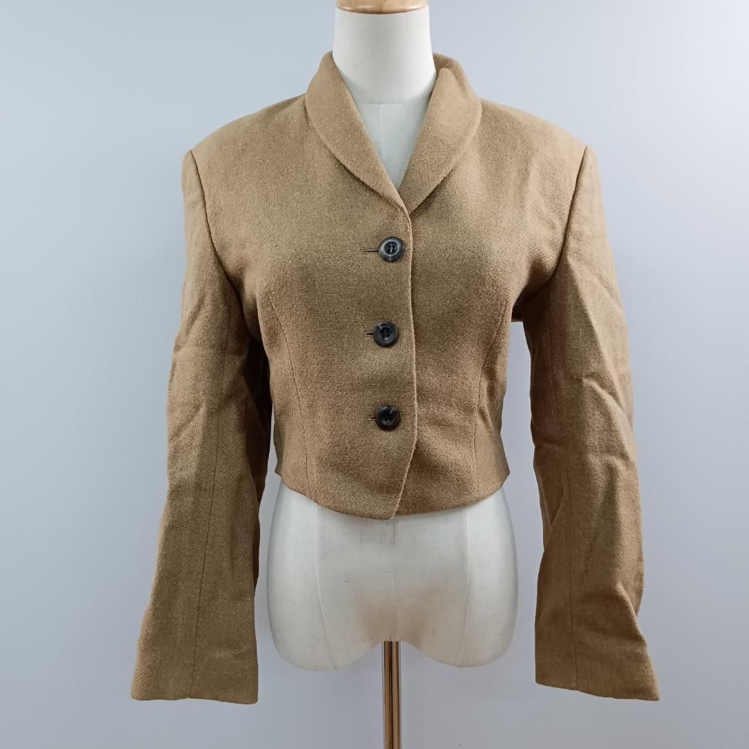 美品】ブルゾン・ウール素材・フランス製・レディース・ジャケット 