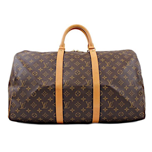 割引も実施中 ルイヴィトン LOUIS VUITTON モノグラム 茶 キーポル 50