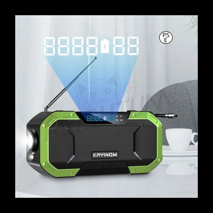 防災ラジオ 防災ソーラー充電 手回しラジオ 5000mAH IPX5防水 AM|FM携帯ラジオ 手巻き スマホ充電 てまわし発電 ラジオライト
