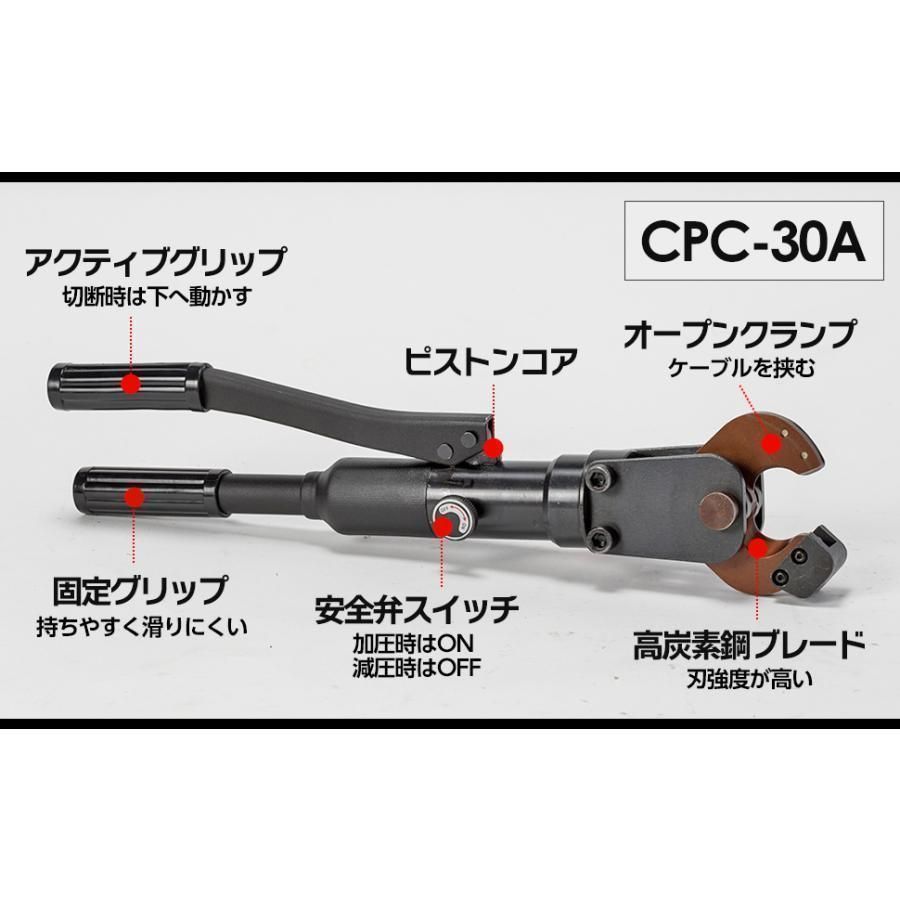 油圧ケーブルカッター Φ30mm