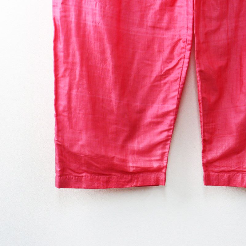 BUNON (ブノン)カディシルク ワイドベルトパンツ ピンク 2025SS ブノン BUNON Khadi Silk Wide Belt Pants カディシルク
