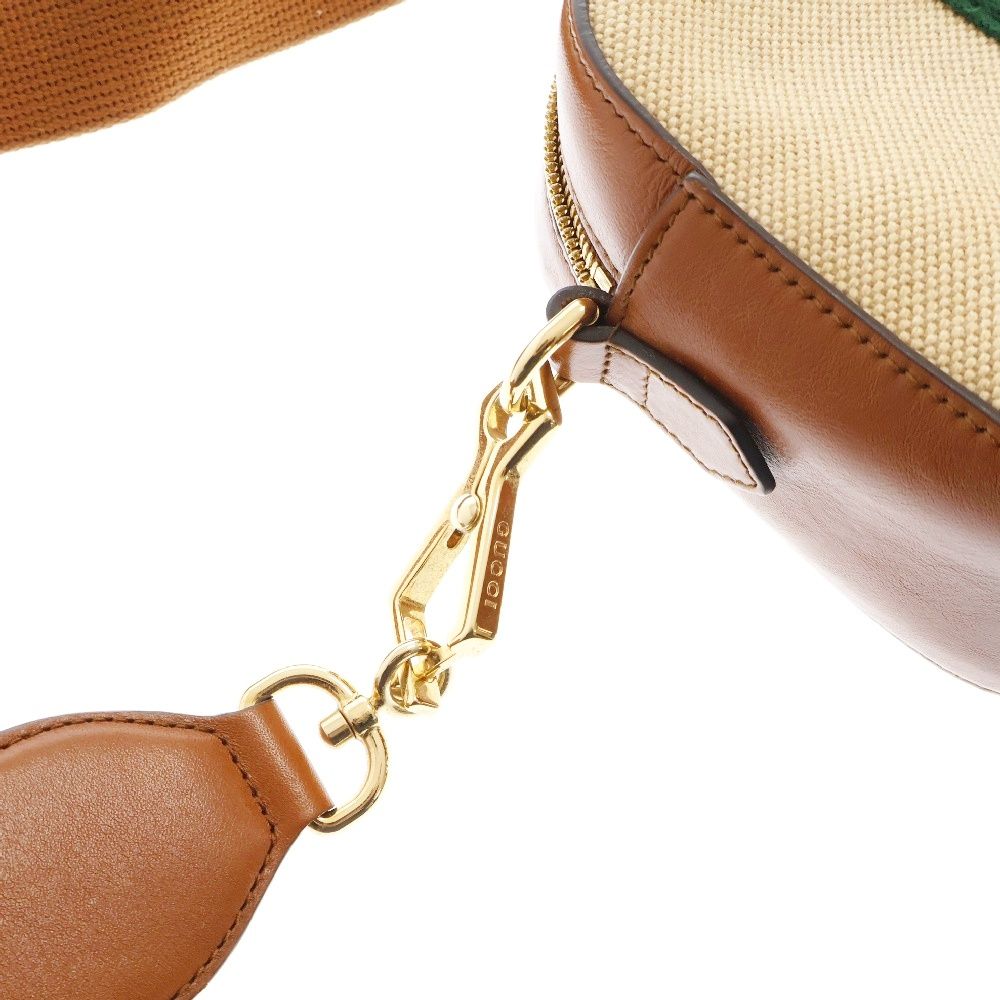GUCCI (グッチ) シェリーライン GGロゴ キャンバスショルダー