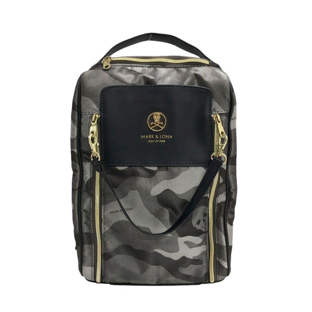 マークアンドロナ ゴルフ シューズケース シューズバッグ カモ柄
