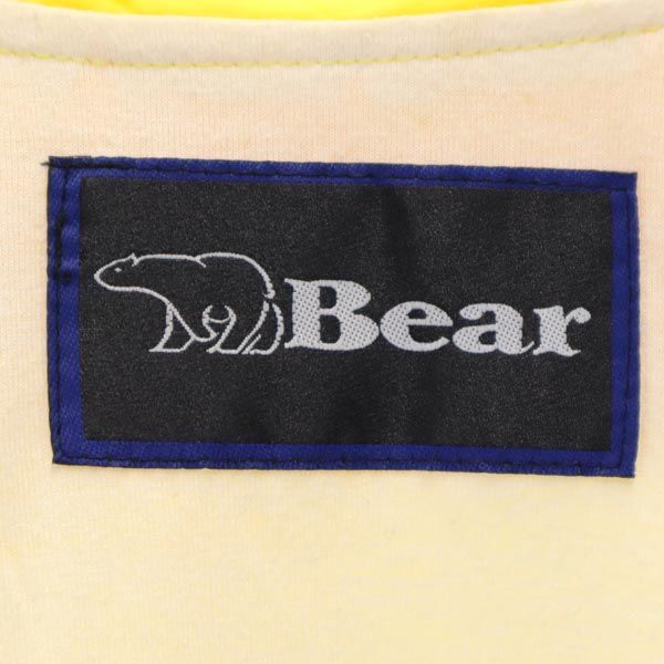 ベアー 90s オールド ロゴ刺繍 ジャケット イエロー系 Bear メンズ  221117不明着丈