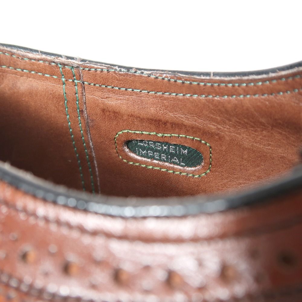 【偽造品10倍補償】公式正規品！FLORSHEIM フローシャイム ヴィンテージ Kenmoor ケンムール ドレスシューズ サイズ6 1/2 D 60’S ウイングチップ レザー 靴 ブランド古着【中古】20250625/RA5154 トライアスロン シューズ