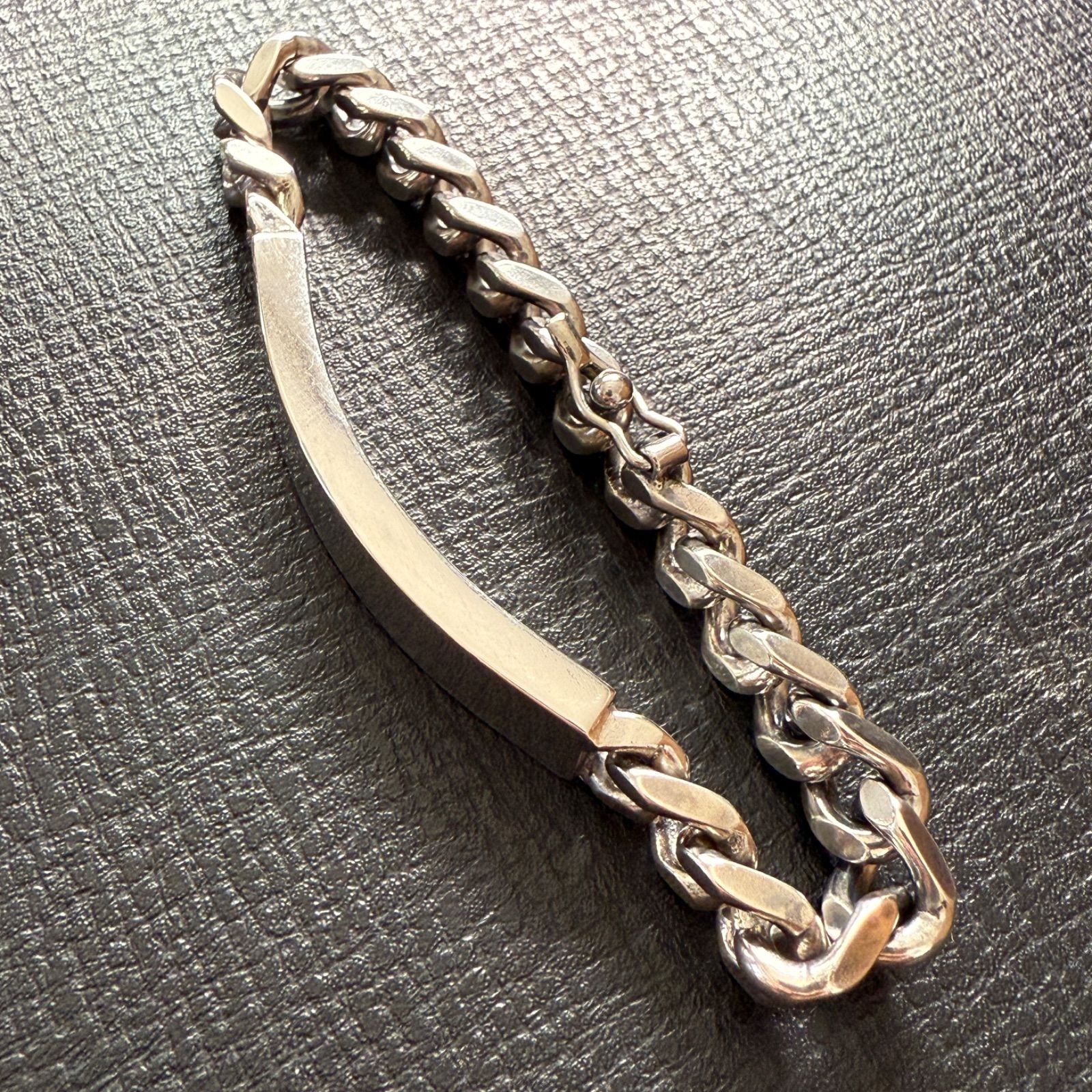 シルバー925製 IDブレスレット