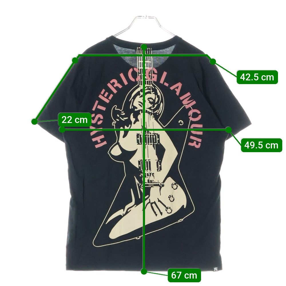 Hysteric ヒステリックグラマー ギターガール 半袖シャツ ワークシャツ Hysteric ヒステリックグラマー ギターガール 半袖シャツ ワーク