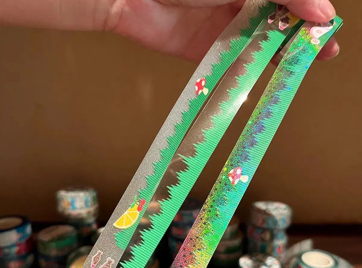 Forest Note - 寿司の葉っぱと友達たち pet マスキングテープ