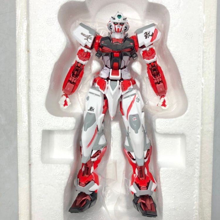中古】バンダイ METAL BUILD ガンダムアストレイレッドフレーム改 開封  