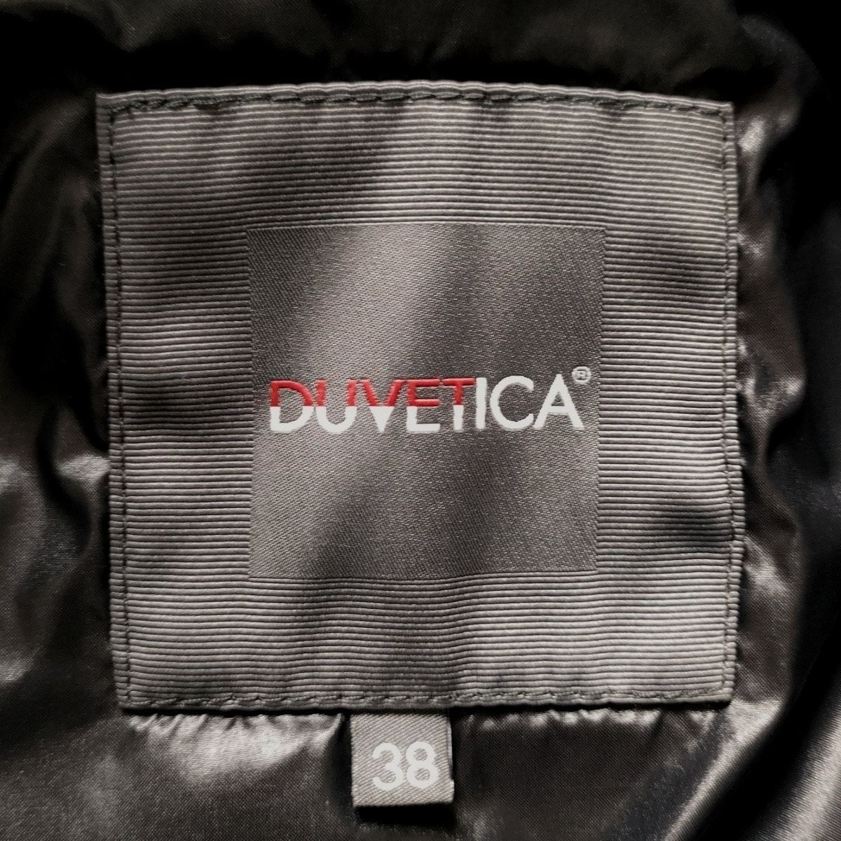 DUVETICA(デュベティカ) ダウンコート サイズ38 S レディース Deneb(デネブ) 黒 長袖/ジップアップ/冬 - メルカリ