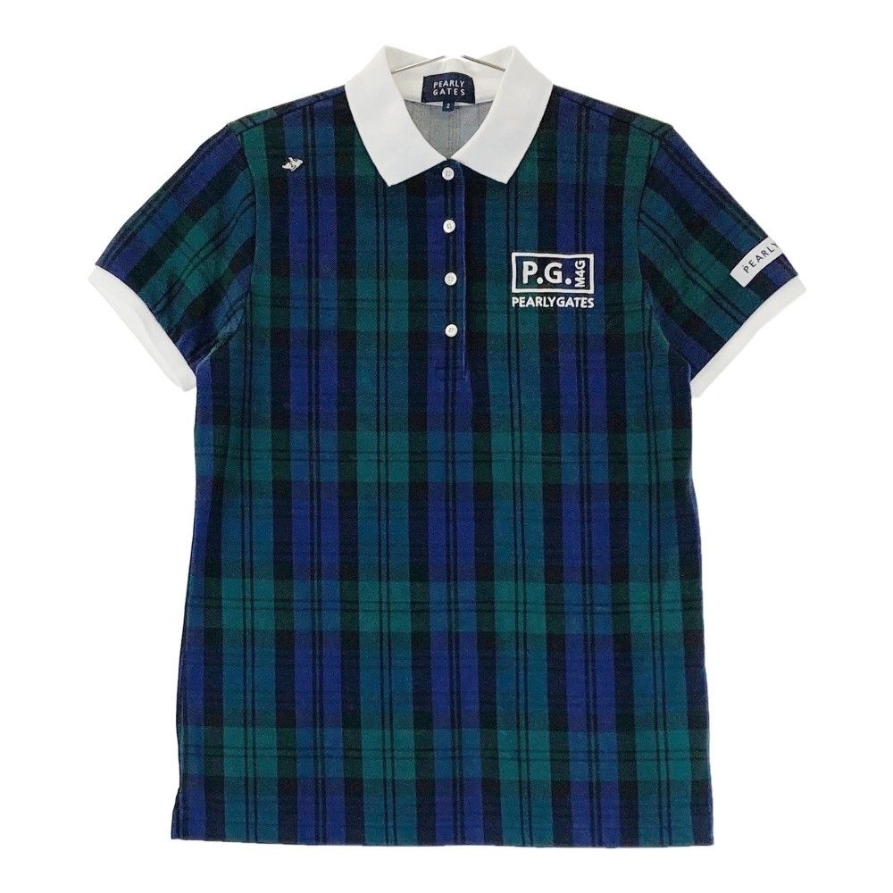 サイズ：2 PEARLY GATES パーリーゲイツ 2023年モデル 半袖ポロシャツ