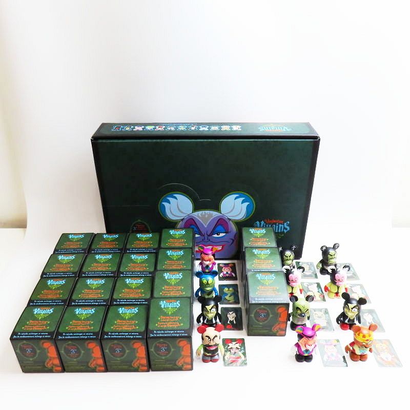Disney - ディズニー バイナルメーション ヴィランズ1 BOX  24体セット フィギュア 未開封あり T07-s004 ディズニー バイナルメーション ヴィランズ1 BOX 24体セット