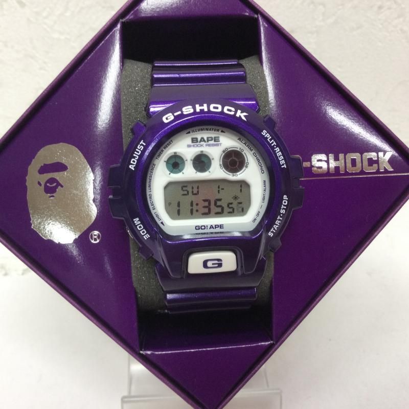 ape G-SHOCK パープル DW6900 未使用品