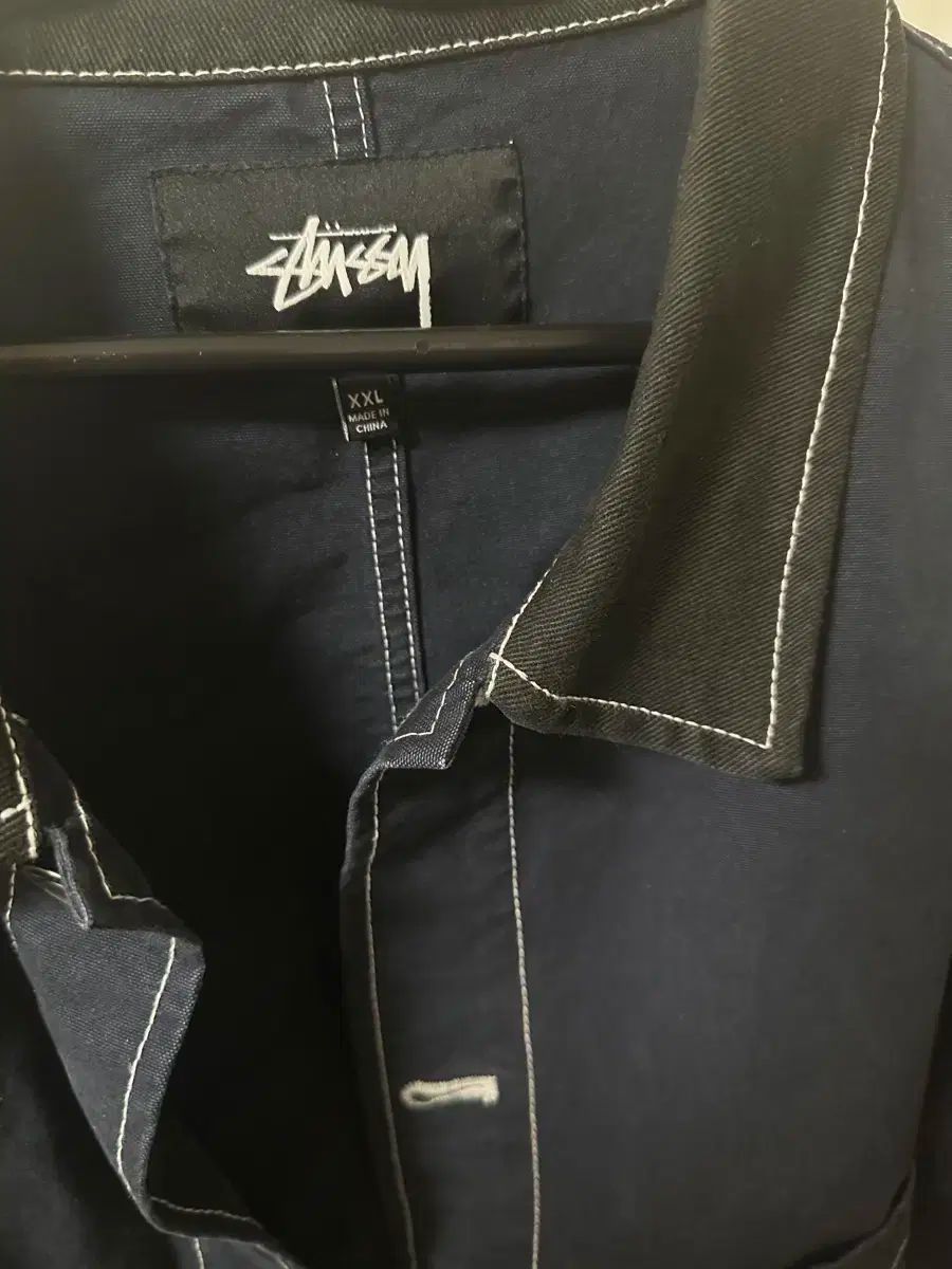STUSSY - 【美品 XL】ステューシー 刺繍ロゴ ブラッシュド