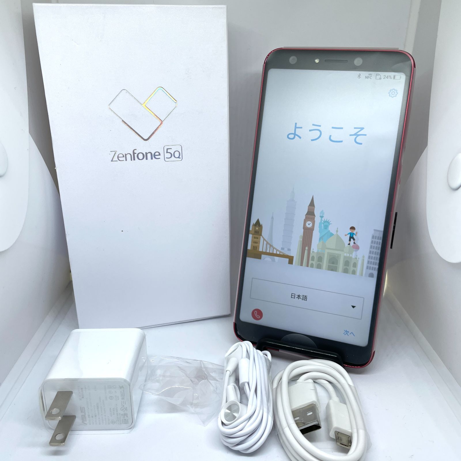 【新品未開封】ZenFone 5Q ルージュレッド ZC600KL-RD64S4 中古】ZenFone 5Q 64GB ルージュレッド ZC600KL-RD64S4 SIM