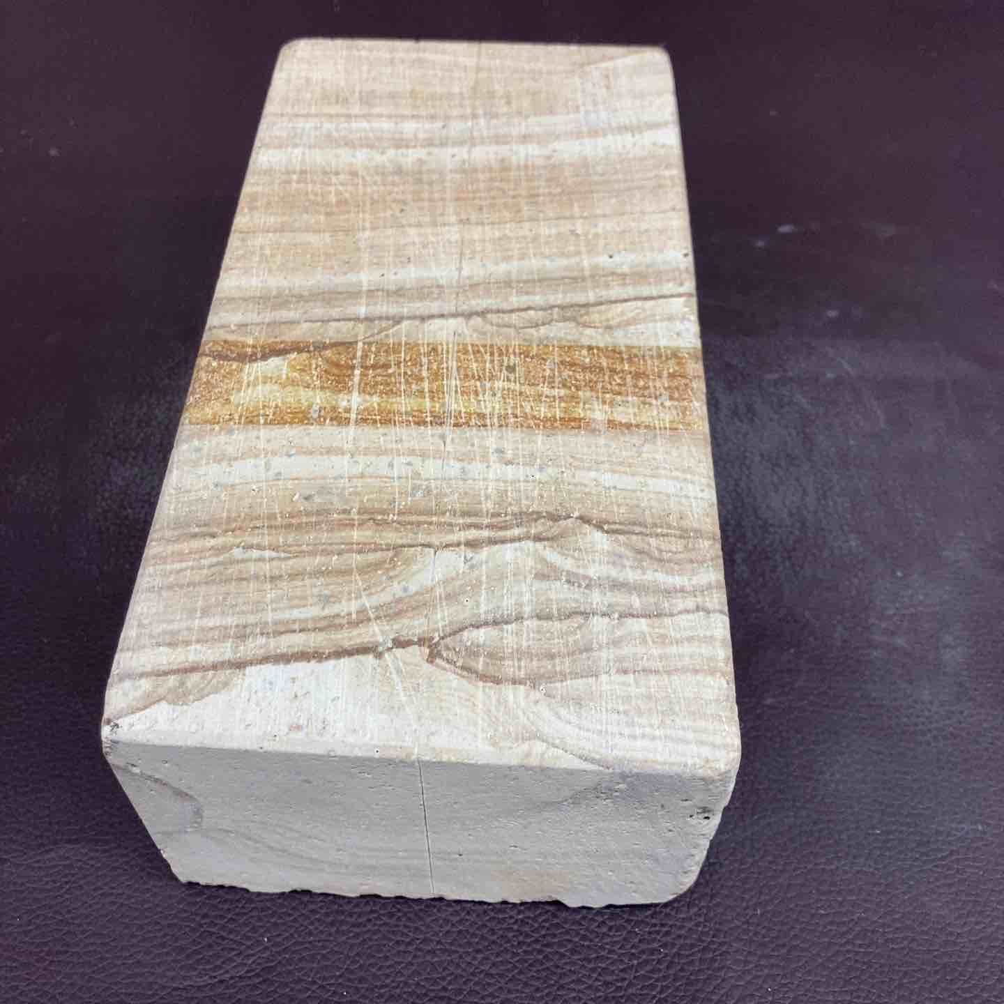 超希少】 【中古美品】 天然砥石 産地不明 長さ220mmx幅110mmx高さ