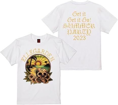 ELLEGARDEN エルレガーデン エルレ Get it Get it Go! SUMMER PARTY 2025 Tシャツ サンセットビーチ 白 XXL