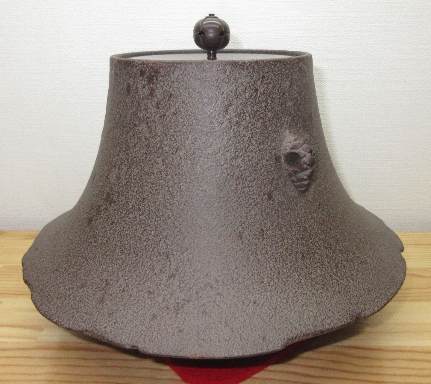 逢絢亭】茶道具 釜 風炉釜 筒釜 糸目模様 釜師 和田美之