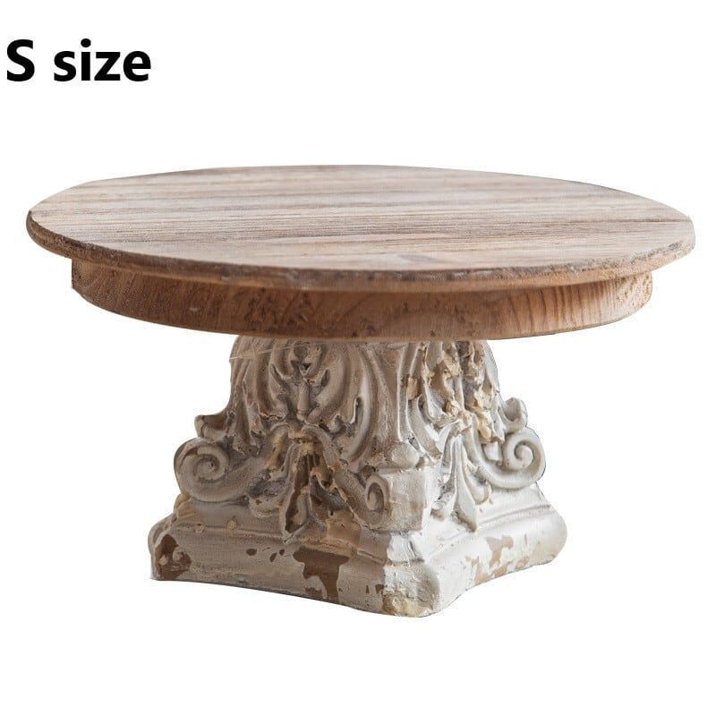  トレイ 北欧風 ヴィンテージ調 モミ おしゃれ インテリア ケーキスタンド ディスプレイスタンド フルーツプレート パーティ カフェ ケーキスタンド 食器