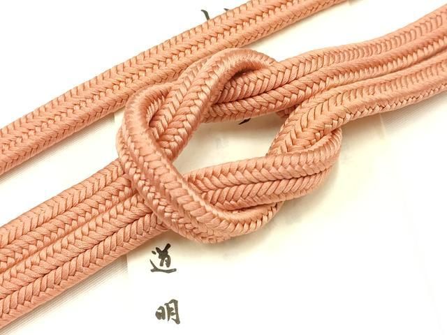 平和屋着物● 上 有職組紐道明 帯締め 冠組 ときがら茶色 宮内庁御用 国立博物館御用 東京芸術大学御用 AABB3718ay