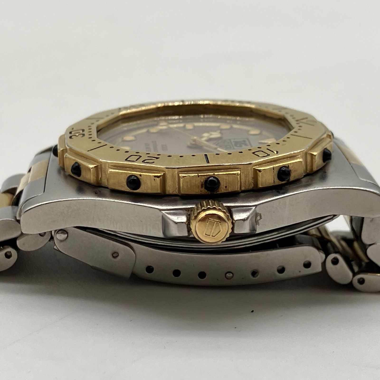 TAG Heuer 3000 シルバー/ゴールド 時計 お買い得】TAG HEUER 腕時計 professional 3000 ゴールド×シルバー系