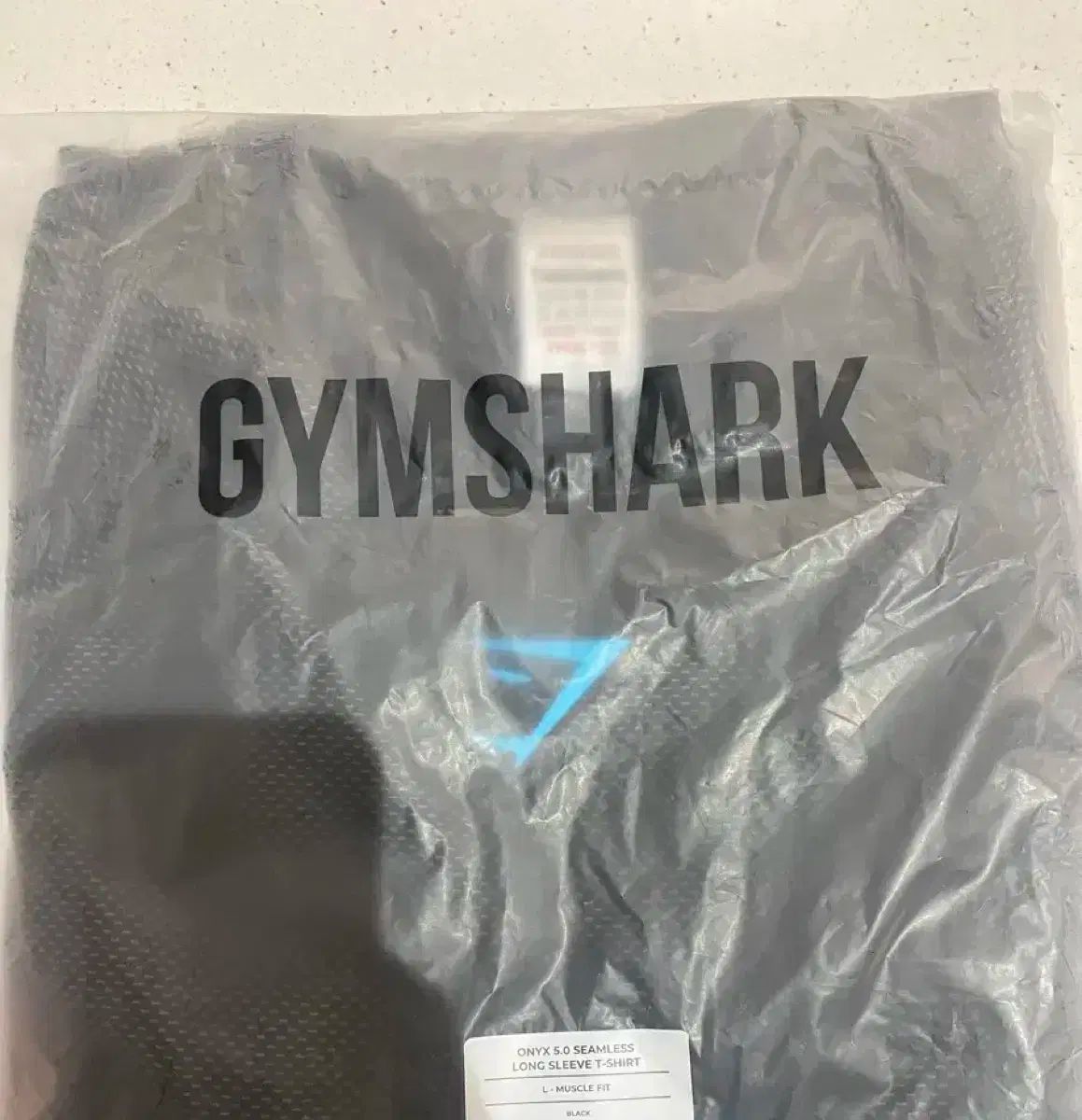 ジムシャーク Onyx 5 0 ロングスリーブ ブラック L Gymshark Onyx 5.0